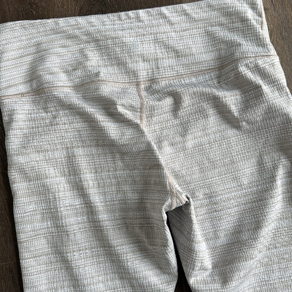 Athleta Leggings. Women’s size medium. Tan in color with textured stripes. - Picture 7 of 7